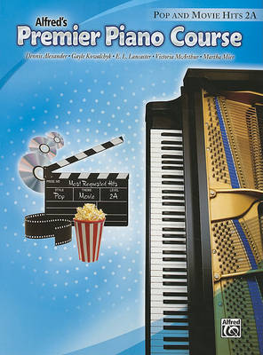 Book cover for Premier Piano Course Pop and Movie Hits, Bk 2a
