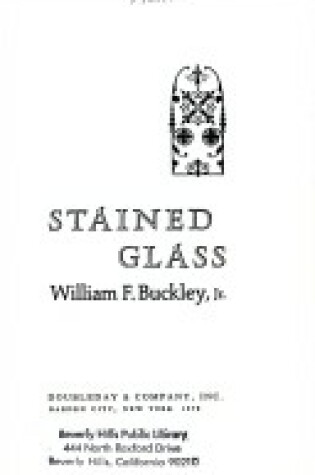 Cover of Stained Glass