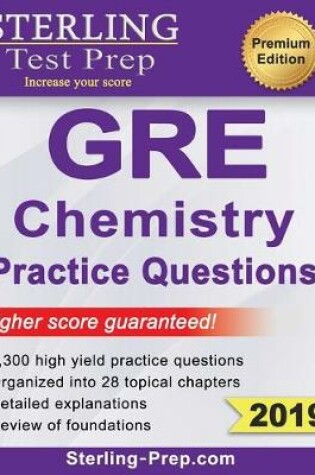 Cover of Sterling Test Prep GRE Chemistry Practice Questions