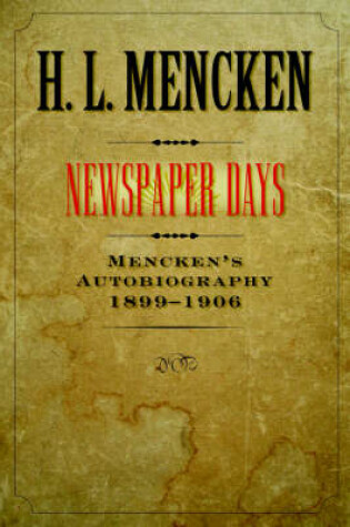 Cover of Newspaper Days