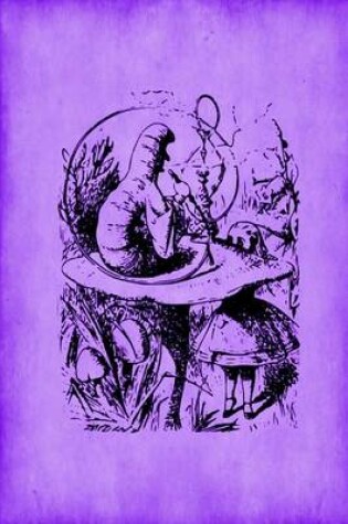 Cover of Alice in Wonderland Journal - Alice and the Caterpillar (Purple)