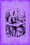 Book cover for Alice in Wonderland Journal - Alice and the Caterpillar (Purple)