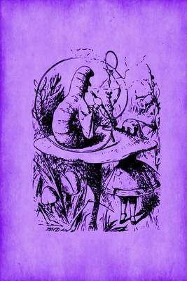 Cover of Alice in Wonderland Journal - Alice and the Caterpillar (Purple)