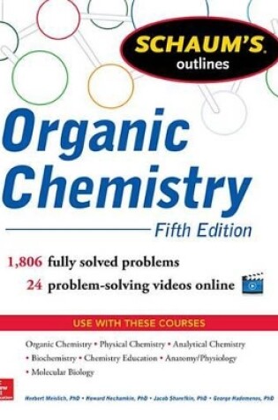 Cover of Schaums Outline of Organic Chemistry 5/E (Enhanced Ebook)