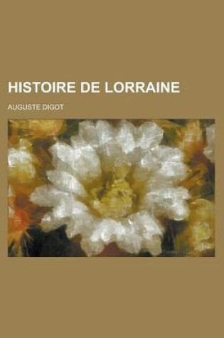 Cover of Histoire de Lorraine