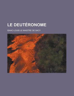 Book cover for Le Deuteronome