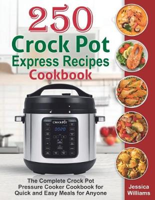 Book cover for 250 Crock Pot Express Recipes Cookbook