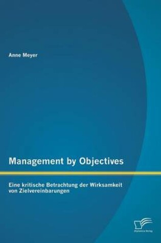 Cover of Management by Objectives