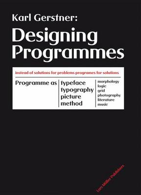 Book cover for Designing Programmes