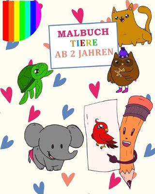 Book cover for Malbuch Tiere ab 2 Jahren