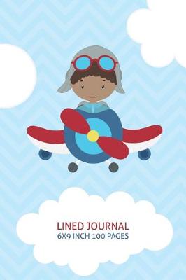 Cover of Blue Airplane Lined Journal