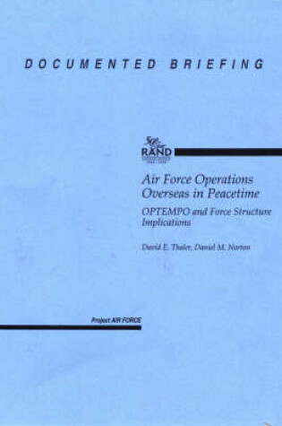Cover of Air Force Operations Overseas in Peacetime
