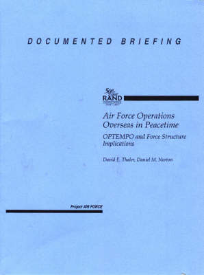 Book cover for Air Force Operations Overseas in Peacetime