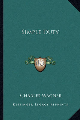 Book cover for Simple Duty