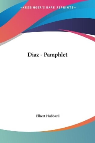 Cover of Diaz - Pamphlet