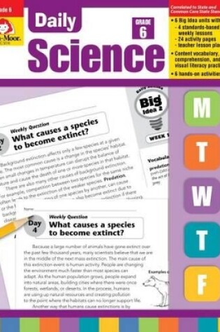 Cover of Daily Science, Grade 6+