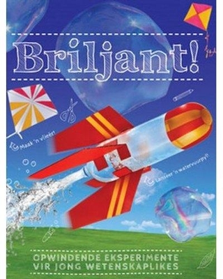 Book cover for Briljant! Opwindende eksperimente vir jong wetenskaplikes