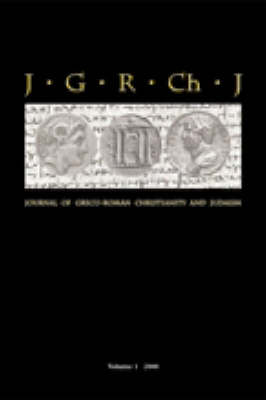 Book cover for Journal of Greco-Roman Christianity and Judaism