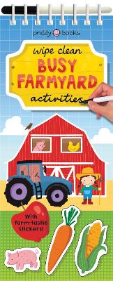 Book cover for Wipe Clean Busy Farmyard Activities