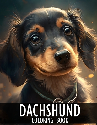 Book cover for Dachshund Coloring Book