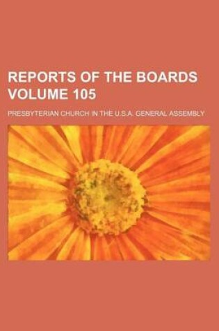 Cover of Reports of the Boards Volume 105