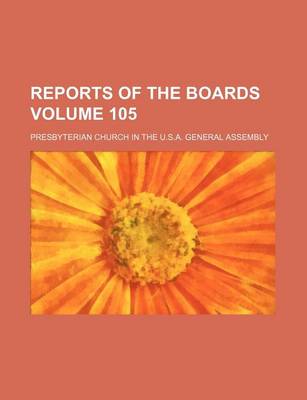 Book cover for Reports of the Boards Volume 105