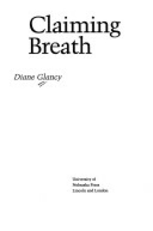 Cover of Claiming Breath