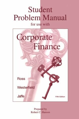 Cover of Student Problem Manual for Use with Corporate Finance