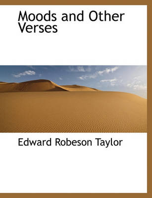 Book cover for Moods and Other Verses