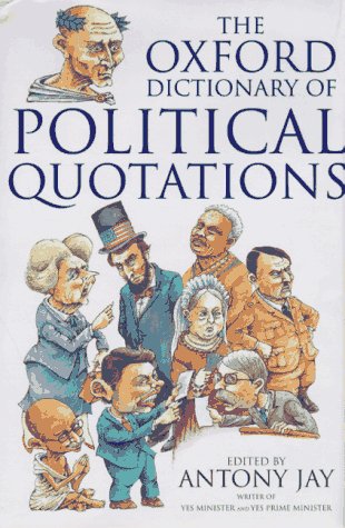 Cover of Oxford Dictionary of Political Quotations