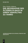 Book cover for Die Geographie Des Alteren Plinius in Ihrem Verhaltnis Zu Varro