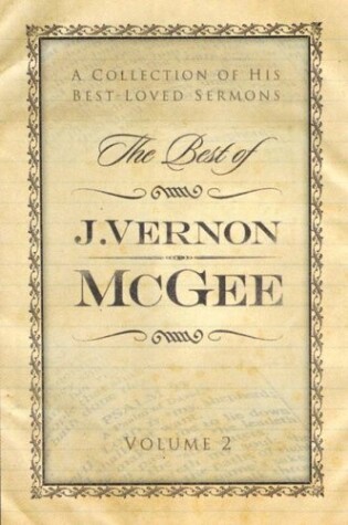 Cover of The Best of J. Vernon McGee Volume 2