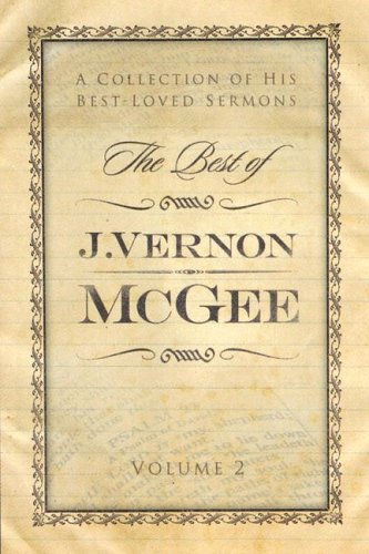 Book cover for The Best of J. Vernon McGee Volume 2