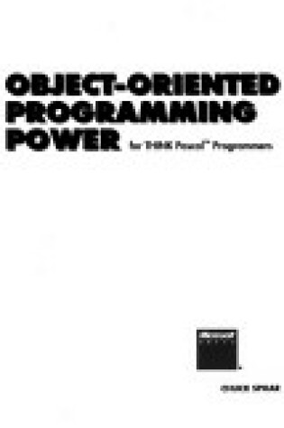 Cover of Object-oriented Programming Power for Think PASCAL Programmers