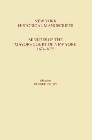Cover of New York Historical Manuscripts