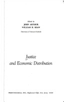 Book cover for Justice and Economic Distribution