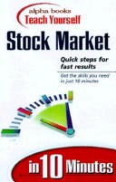 Book cover for Alpha Books Teach Yourself the Stock Market in 10 Minutes