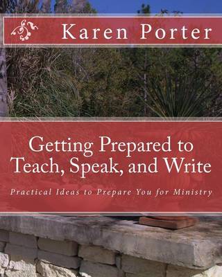 Book cover for Getting Prepared to Teach, Speak, and Write