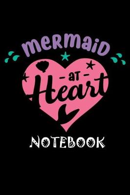 Book cover for Mermaid at Heart Notebook