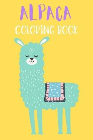 Cover of Alpaca Colouring Book
