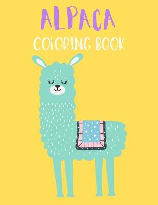 Book cover for Alpaca Colouring Book