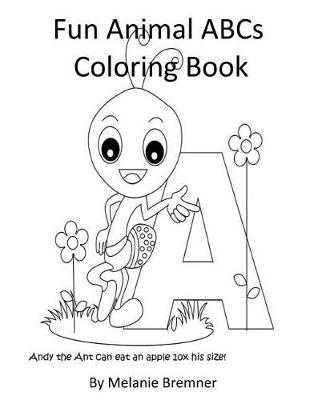 Book cover for Fun Animal ABCs Coloring Book