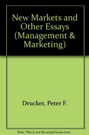 Cover of New Markets and Other Essays