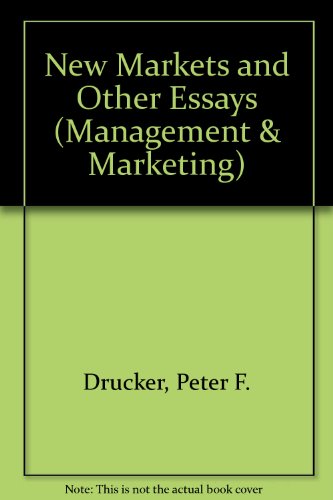 Book cover for New Markets and Other Essays