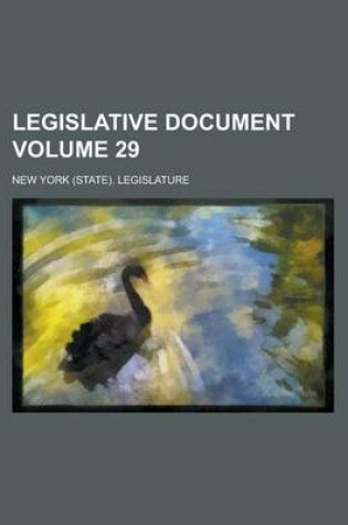 Cover of Legislative Document Volume 29