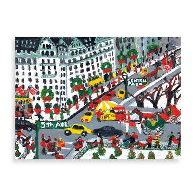 Book cover for Fifth Avenue Christmas Boxed Draw Holiday Notecards