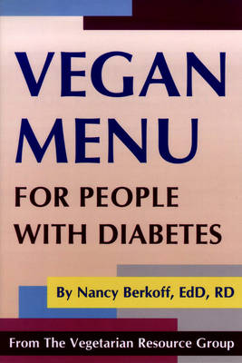 Book cover for Vegan Menu For People With Diabetes