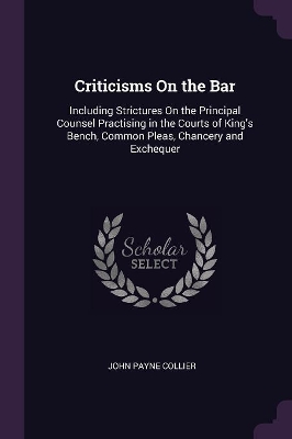 Book cover for Criticisms On the Bar