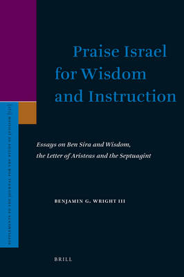 Cover of Praise Israel for Wisdom and Instruction