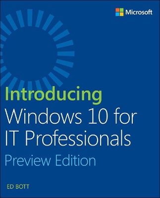 Book cover for Introducing Windows 10 for IT Professionals, Preview Edition